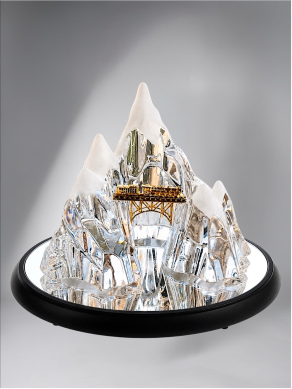 Franklin Mint Crystal Mountain Express Train